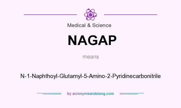 What does NAGAP mean? It stands for N-1-Naphthoyl-Glutamyl-5-Amino-2-Pyridinecarbonitrile