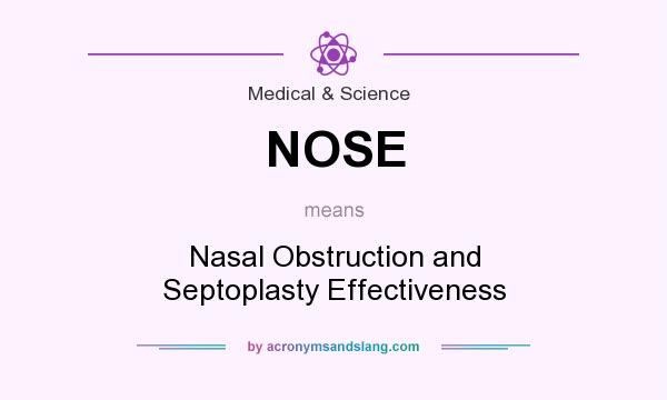 What does NOSE mean? It stands for Nasal Obstruction and Septoplasty Effectiveness