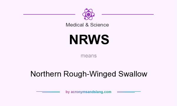 What does NRWS mean? It stands for Northern Rough-Winged Swallow