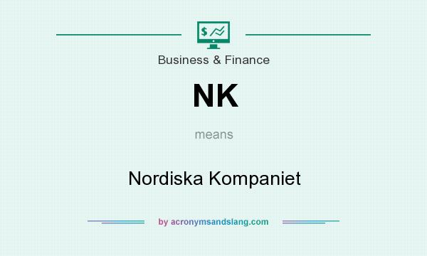 What does NK mean? It stands for Nordiska Kompaniet