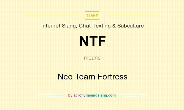 What does NTF mean? It stands for Neo Team Fortress
