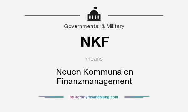 What does NKF mean? It stands for Neuen Kommunalen Finanzmanagement