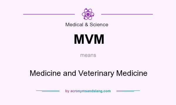 What does MVM mean? It stands for Medicine and Veterinary Medicine