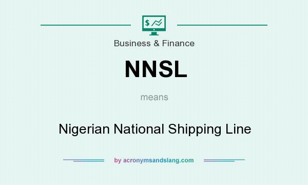 What does NNSL mean? It stands for Nigerian National Shipping Line