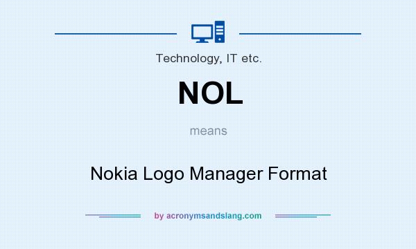 What does NOL mean? It stands for Nokia Logo Manager Format