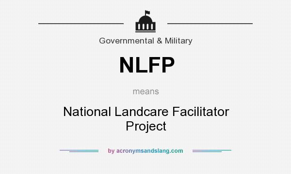 What does NLFP mean? It stands for National Landcare Facilitator Project