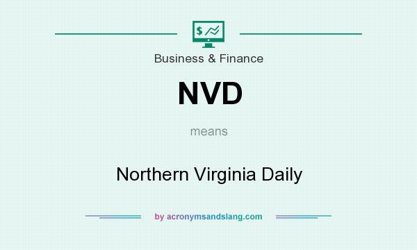 What does NVD mean? It stands for Northern Virginia Daily