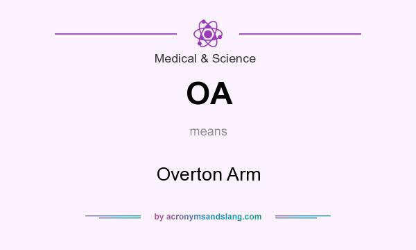 What does OA mean? It stands for Overton Arm