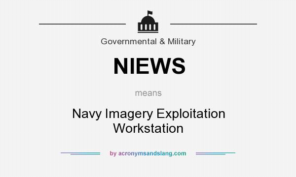 What does NIEWS mean? It stands for Navy Imagery Exploitation Workstation