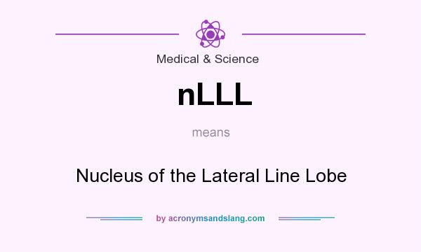 What does nLLL mean? It stands for Nucleus of the Lateral Line Lobe