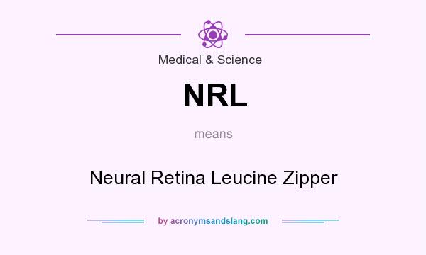 What does NRL mean? It stands for Neural Retina Leucine Zipper