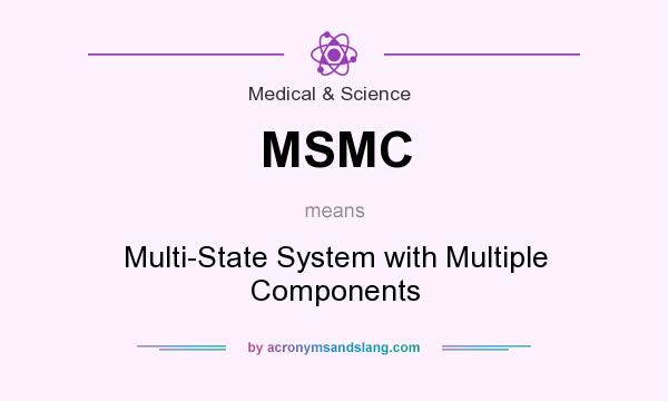What does MSMC mean? It stands for Multi-State System with Multiple Components