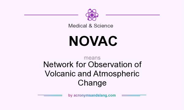 What does NOVAC mean? It stands for Network for Observation of Volcanic and Atmospheric Change