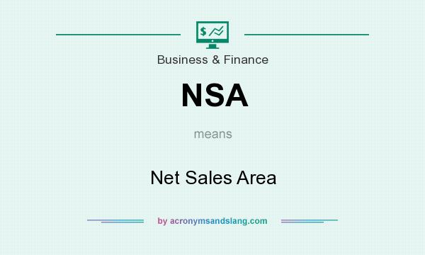 What does NSA mean? It stands for Net Sales Area