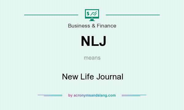 What does NLJ mean? It stands for New Life Journal