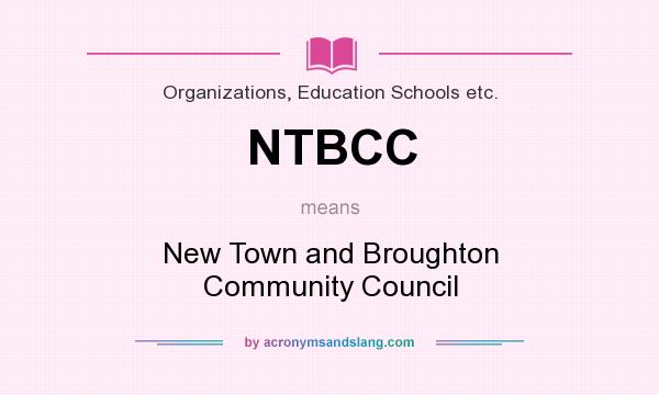 What does NTBCC mean? It stands for New Town and Broughton Community Council