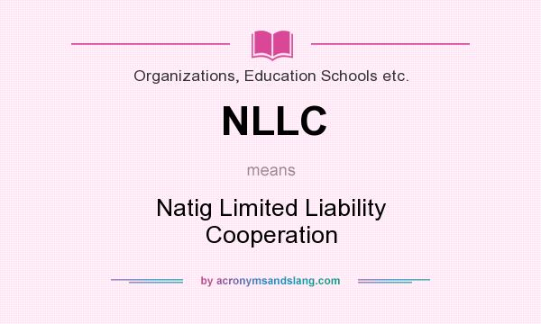 What does NLLC mean? It stands for Natig Limited Liability Cooperation