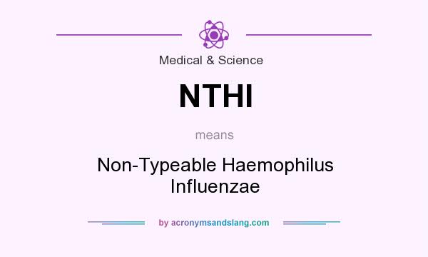 What does NTHI mean? It stands for Non-Typeable Haemophilus Influenzae