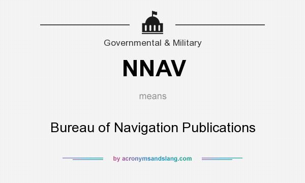 What does NNAV mean? It stands for Bureau of Navigation Publications