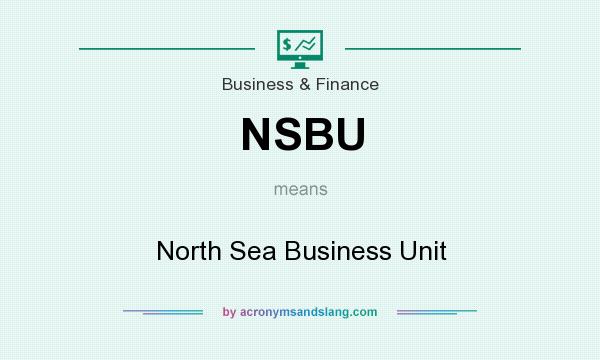 What does NSBU mean? It stands for North Sea Business Unit
