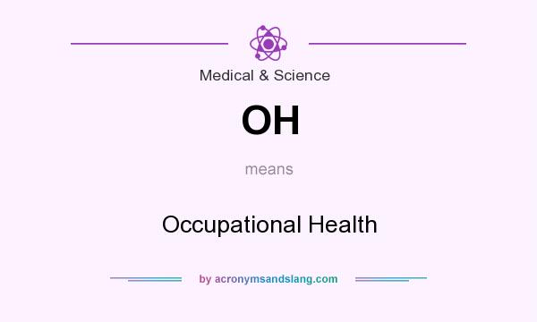 What does OH mean? It stands for Occupational Health