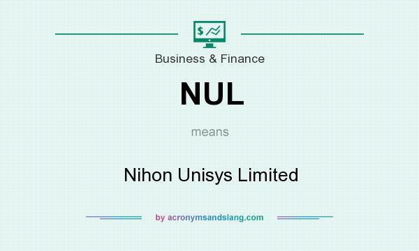 What does NUL mean? It stands for Nihon Unisys Limited