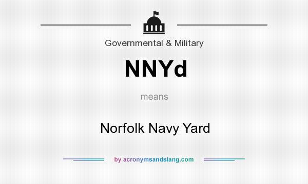 What does NNYd mean? It stands for Norfolk Navy Yard