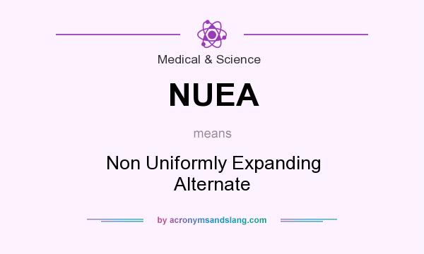 What does NUEA mean? It stands for Non Uniformly Expanding Alternate