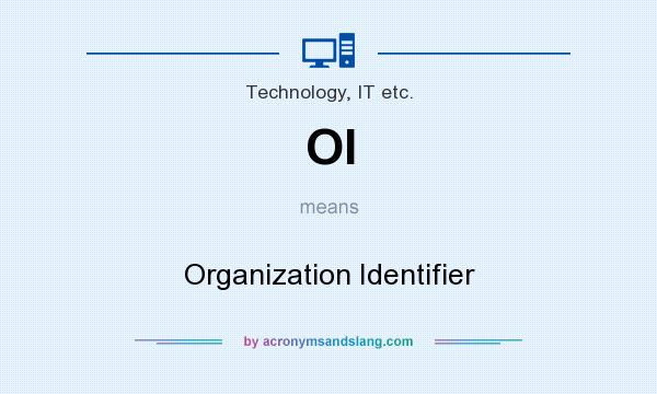 What does OI mean? It stands for Organization Identifier