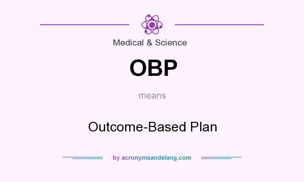 What does OBP mean? It stands for Outcome-Based Plan