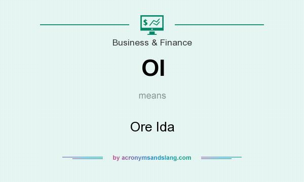 What does OI mean? It stands for Ore Ida
