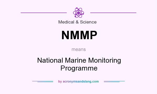 What does NMMP mean? It stands for National Marine Monitoring Programme