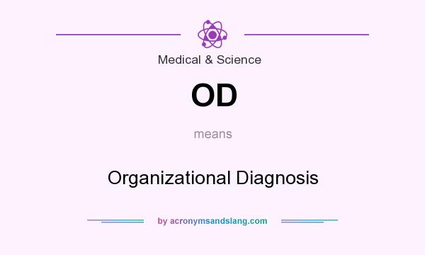 What does OD mean? It stands for Organizational Diagnosis