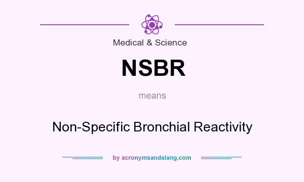 What does NSBR mean? It stands for Non-Specific Bronchial Reactivity