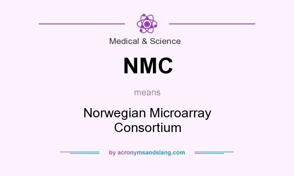 What does NMC mean? It stands for Norwegian Microarray Consortium
