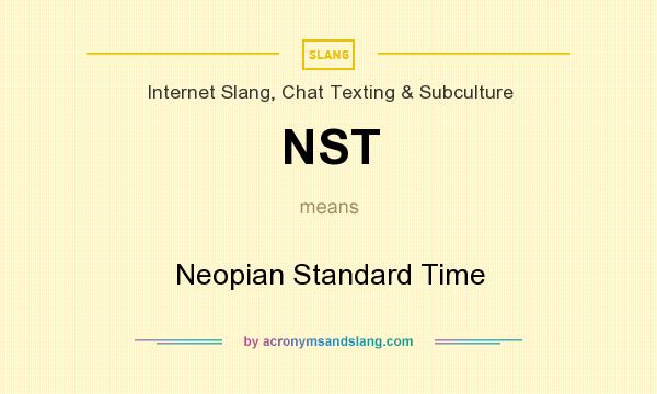 What does NST mean? It stands for Neopian Standard Time