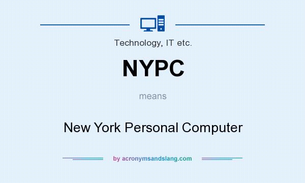 What does NYPC mean? It stands for New York Personal Computer