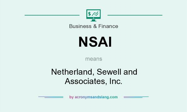 What does NSAI mean? It stands for Netherland, Sewell and Associates, Inc.