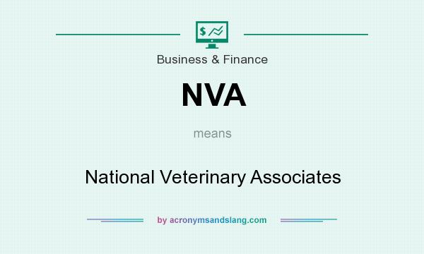 What does NVA mean? It stands for National Veterinary Associates