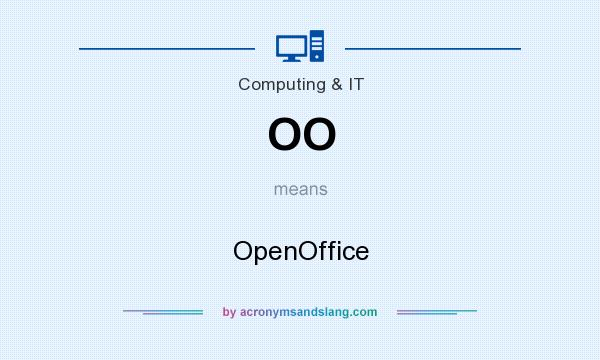 What does OO mean? It stands for OpenOffice
