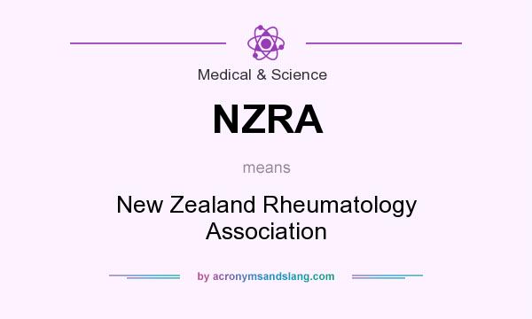 What does NZRA mean? It stands for New Zealand Rheumatology Association