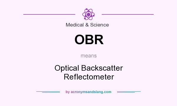 What does OBR mean? It stands for Optical Backscatter Reflectometer