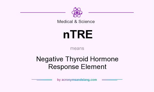 What does nTRE mean? It stands for Negative Thyroid Hormone Response Element