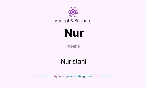 What does Nur mean? It stands for Nuristani