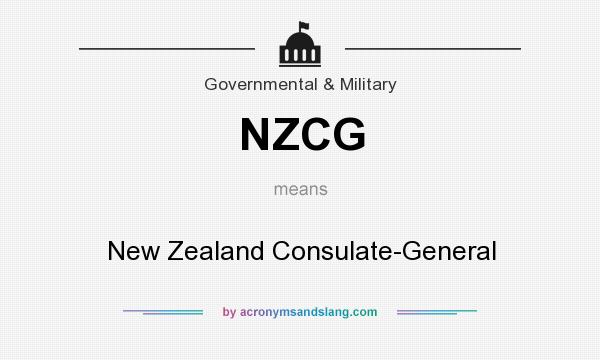 What does NZCG mean? It stands for New Zealand Consulate-General