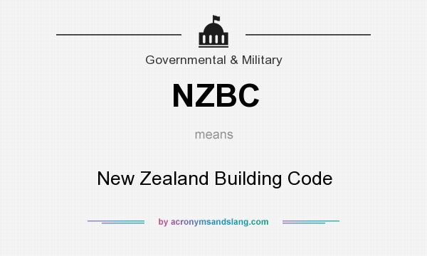 What does NZBC mean? It stands for New Zealand Building Code