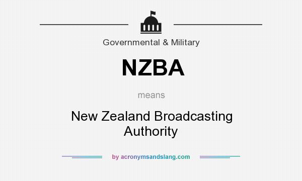 What does NZBA mean? It stands for New Zealand Broadcasting Authority