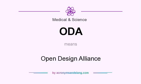 What does ODA mean? It stands for Open Design Alliance