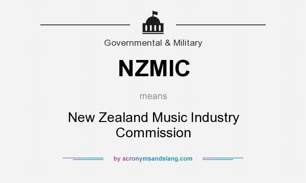 What does NZMIC mean? It stands for New Zealand Music Industry Commission