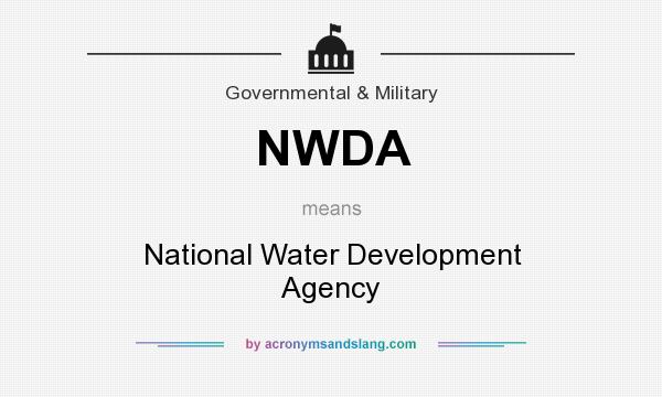 What does NWDA mean? It stands for National Water Development Agency
